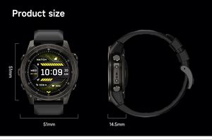 Reloj Inteligente ERON T8 PRO <span class=keywords><strong>de</strong></span> Estilo Táctico, Pantalla <span class=keywords><strong>de</strong></span> Alta Resolución, Sincronización Inalámbrica, Llamadas <span class=keywords><strong>de</strong></span> Audio, Linterna, Resistente - Product Image 4