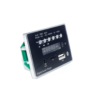 وحدة مشغل MP3 للسيارة 5 فولت/12 فولت مع BT & USB TF BT MP3 لوحة فك الشفرة البلاستيكية تدعم تنسيق الصوت WAV - Product Image 5