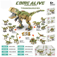 Ensemble de jouets éducatifs 1506 pièces de blocs de construction 3-en-1 à 4-en-1 : Système Solaire, Dinosaures, Espace, Univers (8 pièces/boîte)
