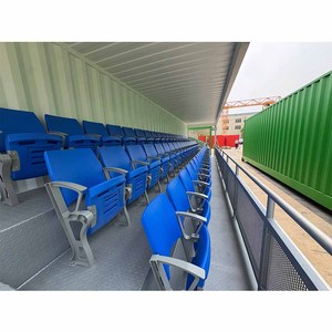 Stades modulaires de football 20HC 40HC, gradins, sièges, stade mobile extérieur, tribune, conteneur, contenitore per tribuna - Product Image 5