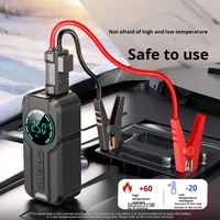 Alimentation de démarrage d'urgence pour moto, pompe à air intégrée, écran numérique 100A, courant de crête multifonctionnel