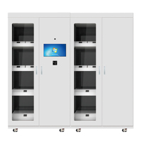 Sistema de Casilleros Inteligentes de Autoservicio con Cámara, Identificación por Huella Dactilar, Cerradura Electrónica y RFID