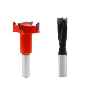 Industrial Grade 57mm Long Forward <b>Reverse</b> Rotation <b>Drill</b> <b>Bit</b> Woodworking Alloy Blind Hole Connector for Opening Holes Machine - Product Image 1