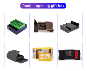Caixas de Papel Personalizadas, Embalagem de Luxo para Joias, Caixa com Gaveta, Caixa de Presente Reciclável com Sacolas de Embalagem para Anel e Colar - Product Image 3