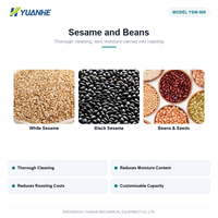 Laveuse de riz et de sésame commerciale Yuanhe, nettoyage et déshydratation intégrés, faible taux de bris, adaptée au blé, aux haricots mungo et au sésame
