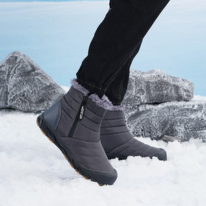 Stivali <span class=keywords><strong>da</strong></span> <span class=keywords><strong>Neve</strong></span> Invernali alla Moda per <span class=keywords><strong>Uomo</strong></span>, Scarpe Casual <span class=keywords><strong>da</strong></span> Esterno Calde con Suola Morbida e Confortevole per Camminare - Product Image 5