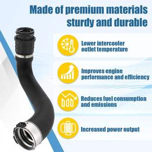 Tuyau d'<span class=keywords><strong>admission</strong></span> d'<span class=keywords><strong>air</strong></span> du refroidisseur intermédiaire du turbocompresseur pour kit de modification du moteur/conception sur mesure/ajustement après-vente/pièces de rechange - Product Image 2