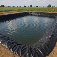 Geomembrana de HDPE, LDPE, LLDPE para Estanques de Diseño Industrial de 0.3mm, 0.35mm, 0.5mm, 0.75mm, 0.8mm, 1.0mm, 1.2mm, 1.5mm, 2mm, 2.5mm