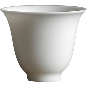Dehua White Porcelain <b>Teacup</b> Ceramic Tasting Cup Heat Resistant For Kung Fu Tea Pu'er Tea Personal Single Cup - Product Image 5