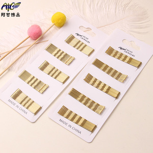 ปิ่นปักผมสไตล์เกาหลีกิ๊บติดผมสีทองแบบไม่ร่วง - Product Image 3
