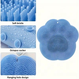 Alfombrilla de masaje para baño, antideslizante, fácil de limpiar, para pies y espalda, para una exfoliación y relajación mejoradas, 1 ud. - Product Image 2
