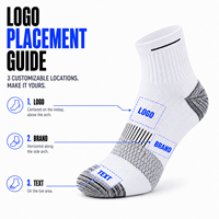 Chaussettes de course personnalisées pour le basketball, respirantes, avec logo personnalisé, chaussettes d'entraînement athlétiques