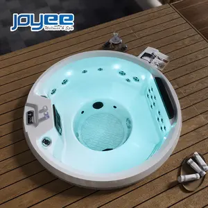 JOYEE מחוץ פנאי זרוק ב whirlpool ספא עגול דגם jakuzzi אמבטיה עבור 7 8 אנשים חיצוני