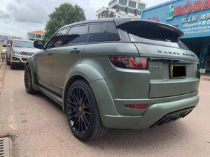 Matériau en résine Runde pour Range Rover <span class=keywords><strong>Evoque</strong></span>, mise à niveau style <span class=keywords><strong>Hamann</strong></span>, kit carrosserie large, sourcil de roue, jupe latérale, lèvre avant, diffuseur arrière - Product Image 4