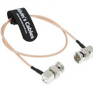 Câbles Alvin 3G HD SDI, câble BNC mâle-mâle à angle droit, gaine tressée, compatible FS5/<span class=keywords><strong>FS7</strong></span>/FX6 Atomos Shogun Inferno/Ninja - Product Image 1