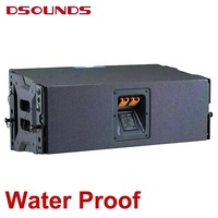 Altavoz de línea de matriz a prueba de agua Altavoz de frecuencia de rango completo con controlador LF doble de 10 pulgadas para equipo de sonido digital activo
