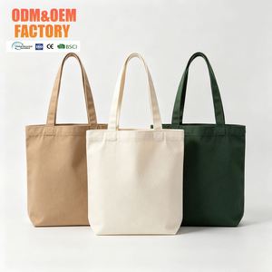 Eco-Friendly Custom Printed Flower Canvas Tote <b>Bag</b> with Zipper for Shopping - Product Image 3
