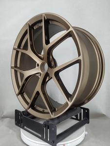 Cerchi in Lega Forgiati Monoblocco Opachi Bronzo 18 19 20 21 Pollici 5*114.3 5*120 per <span class=keywords><strong>Tesla</strong></span> <span class=keywords><strong>Model</strong></span> 3 Corvette C8 - Product Image 2