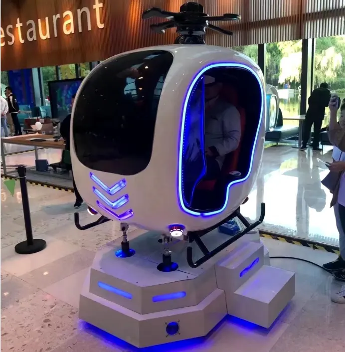 Cool Vr Amusement Apparatuur Attracties Vliegen Motion Simulator Met 3D-films Spannend Spel Met 2K Vr Bril