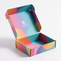 Emballage cadeau de Noël personnalisé pour vernis à ongles, boîte pliable pour cadeau d'anniversaire, boîte en papier d'emballage, boîtes d'expédition en carton ondulé