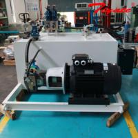 Groupe de vannes de régulation multi-circuits pour réservoirs d'huile industriels de grande capacité, ensemble complet pour groupe hydraulique de machines lourdes