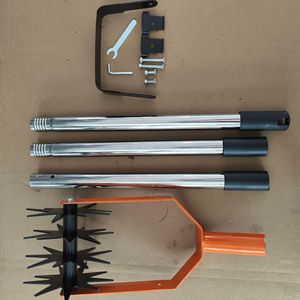 Coltivatore da giardino manuale regolabile in acciaio inossidabile rotativo barra staccabile con 3 punte <span class=keywords><strong>di</strong></span> aerazione del terreno <span class=keywords><strong>di</strong></span> diserbo per la semina del prato - Product Image 5