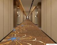 Tapis d'hôtel imprimé sur mesure pour chambres et couloirs d'hôtel, tapis pour salle de banquet, fabriqué en Chine.