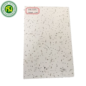 Schul material Dusch wand paneele 2x4 Deckenplatten Akustische Decke Mineral faser Schul platz ISO Modernes Badezimmer Wasserdicht - Product Image 2