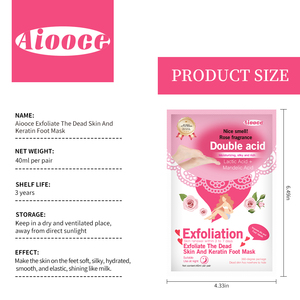 Aiooce <span class=keywords><strong>Masque</strong></span> de Pieds au Lait de Chèvre Collagène <span class=keywords><strong>Hydratant</strong></span> et Peeling, Très Vendu - Product Image 2
