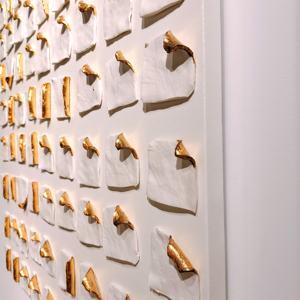 لوحة جدارية سيراميك فاخرة ثلاثية الأبعاد بتصميم عصري بسيط، لوحة فنية جدارية تجريدية من السيراميك لديكور المنزل - Product Image 3