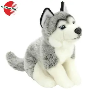 Personalizado lindo de peluche perro husky de peluche de juguete de simulación husky perro de juguete