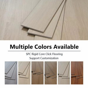 Pavimento SPC Senza Formaldeide Effetto Legno a Incastro Impermeabile Ecologico Antiscivolo a Doghe Larghe per Interni Orientato alla Salute - Product Image 3