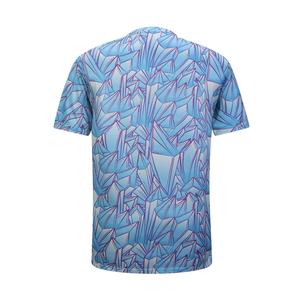 Vêtements de sport écologiques et durables en RPET, matière polyester recyclée, impression par sublimation 3D, t-shirt pour homme - Product Image 6