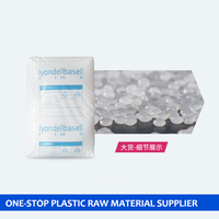 Granulés vierges de résine bimodale HMW LyondellBasell HDPE L4904 PE100 de qualité B, résistance aux fissures, blancs, pour conduites d'eau potable et de gaz