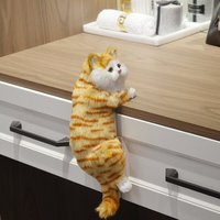 Simulation chat poupées fourrure réaliste Animal produit modèle bureau faux chat poupée jouet pour cadeau d'anniversaire décoration de la maison