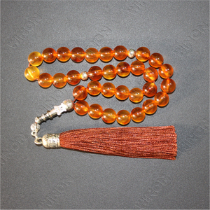 Résine ambre <span class=keywords><strong>arabe</strong></span> Tasbih Tesbih islamique 33 perles de prière musulman Islam Subha Sebha perles d'inquiétude Allah Mohammed Ramadan chapelet - Product Image 1