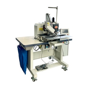 Máquina de Coser Industrial de Cama Plana Programable HUAMEI con Cortahilos de Alta Precisión para Correas Metálicas - Product Image 1
