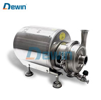 Pompe centrifuge sanitaire en acier inoxydable de marque DEYI, modèle SCP, pour produits laitiers, boissons, jus, bière, eau propre, qualité alimentaire 304