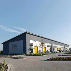 Tốt nhất của Trung Quốc tìm nguồn cung ứng đại lý của ánh sáng-mô hình prefab kho Kết Cấu Thép hội thảo ASTM uốn cắt Zambia Châu Phi thị trường - Product Image 1