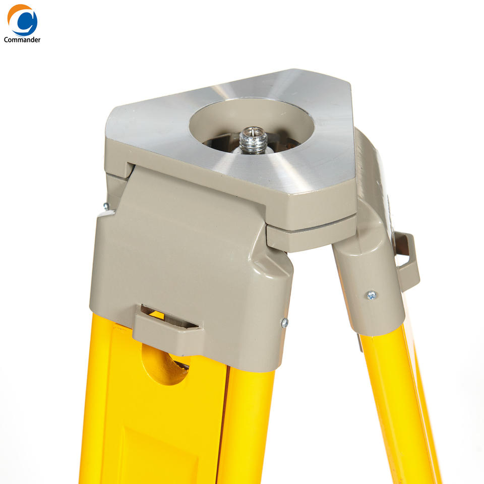 JM-1S Adjustable Height Surveying Instrument Wooden Tripod