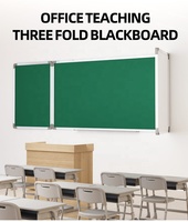 Tableau noir pliable pour enfants, ardoise verte avec craie et gomme, design de bureau pliable