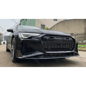 Pièces de voiture pour Audi <span class=keywords><strong>A6</strong></span> C8 2019-2021 à RS6 modèle comprend pare-chocs <span class=keywords><strong>avant</strong></span> arrière calandre jupes latérales diffuseur arrière tuyaux de queue - Product Image 4