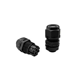 PG Series Factory Price Hot Sale Customized IP68 Waterproof Multiple Multi Hole m16l Nylon Cable Gland long thread