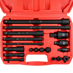 Factory Direct CRV Customized OEM Pneumatic Rod Sleeve Extension 18pc <b>Universal</b> Connection Plastic Hot-Selling Repair Hand - Product Image 1