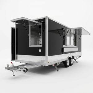 Remolque de Comida Móvil Cuadrado SL-6Z con Baño para Venta de Snacks, Hot Dogs, Pizza, Kebabs y Papas Fritas para Puestos de Comida - Product Image 1