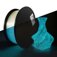 HELLO3D OEM/ODM Firefly Blue Personnalisé 3D PLA Imprimante Filament Bundle 1.75mm Glow Dark 1kg Bobine Multicolore 330M Longueur 210C