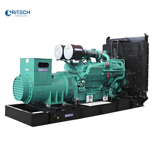 Generatore Diesel Silenzioso Ritech 1800KVA, Generazione di Energia Elettrica Trifase 1000KW AC 50/60Hz Frequenza 480V Avviamento Elettrico - Product Image 2