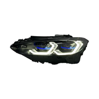 Feux avant LED laser tricolores SJC USA STOCK pour BMW Série 4 G22 M3 G80 M4 G82 420i 430i 440i 2021-2023 Jaune Blanc Ambre