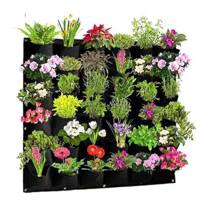 Macetas de fieltro <span class=keywords><strong>Vertical</strong></span> para jardín, accesorio para colgar en la pared, para cultivo <span class=keywords><strong>Vertical</strong></span> - Product Image 5