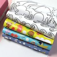 Lot de 201 autocollants colorés pour enfants, thème pirates de mer, pour coloriage et graffiti, fournitures artistiques pour récompenses en classe